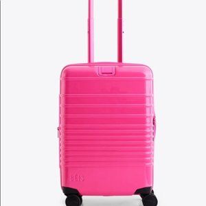Beis Barbie Carry On Roller Luggage NWT